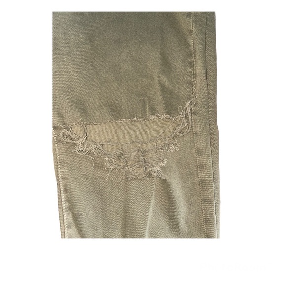 NWT NSLVD OLIVE RIPPED TAPERED DENIM JEANS Men Size 40x32 - Picture 4 of 4